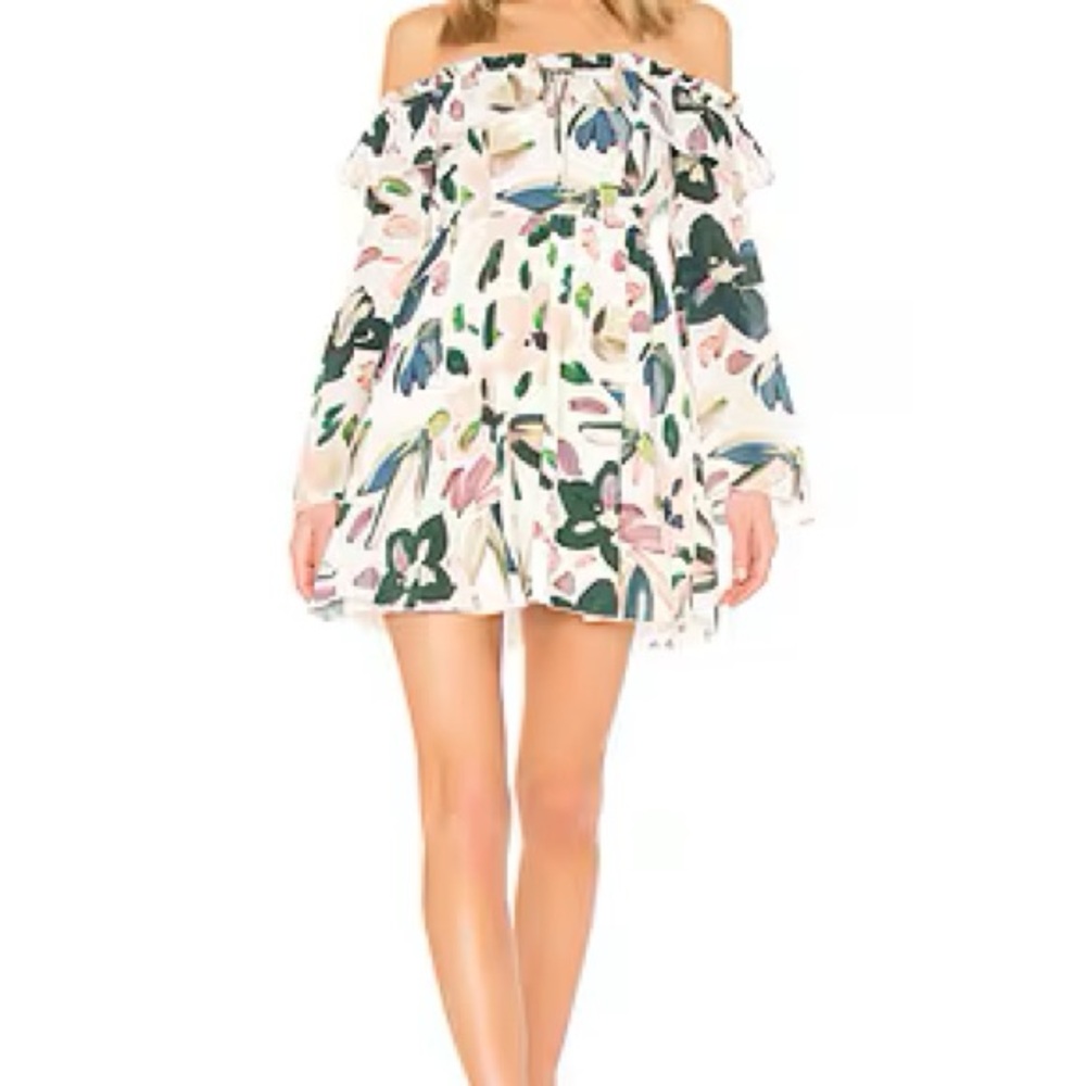 NWT Stone Cold Fox Rexford Dress White Hopper - Size 1!